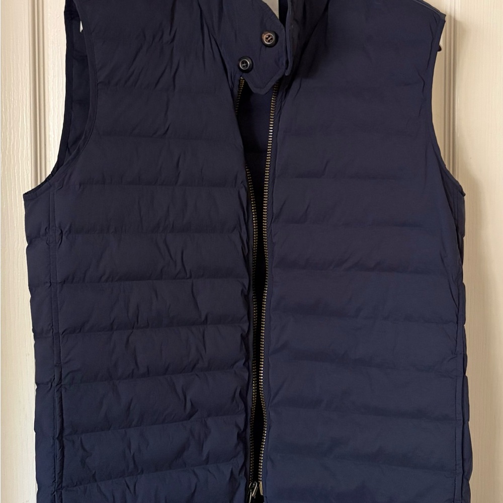 Billy Reid Baffle Vest Men’s Size S Navy Blue